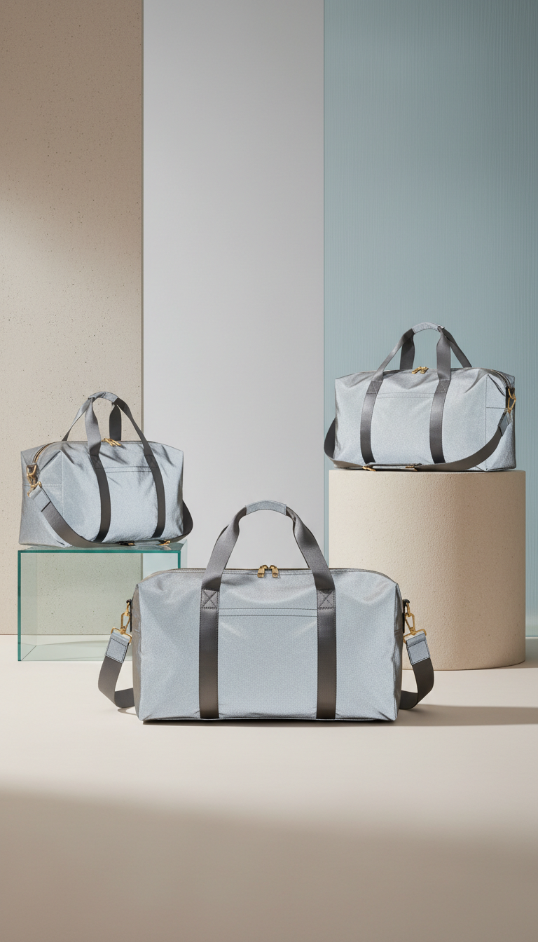 Reflective Travel Weekender Bag