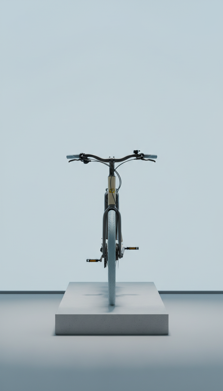 Urban E-Bike with Integrated Lights