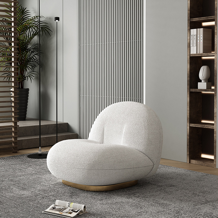 NORDHAVEN™ Lamb Wool Curved Sofa