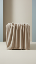 Plush Throw in Pebble Beige