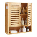 Bathroom Wall Cabinet, 2 Doors and Adjustable Shelf, Over the Toilet