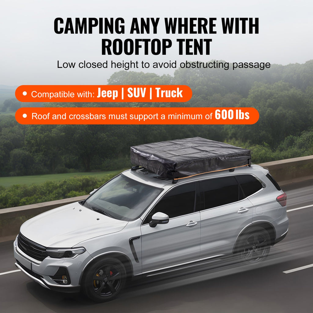 Rooftop Tent Hard Shell, Naturnest Rooftop Tent Hardshell for 2-3