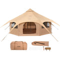 Canvas Tent, 4 Seasons 5 m/16.4 ft Bell Tent, Canvas Tent for Camping