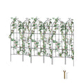 Garden Trellis for Climbing Plants, 71 x 20 in, 6 Packs Rustproof