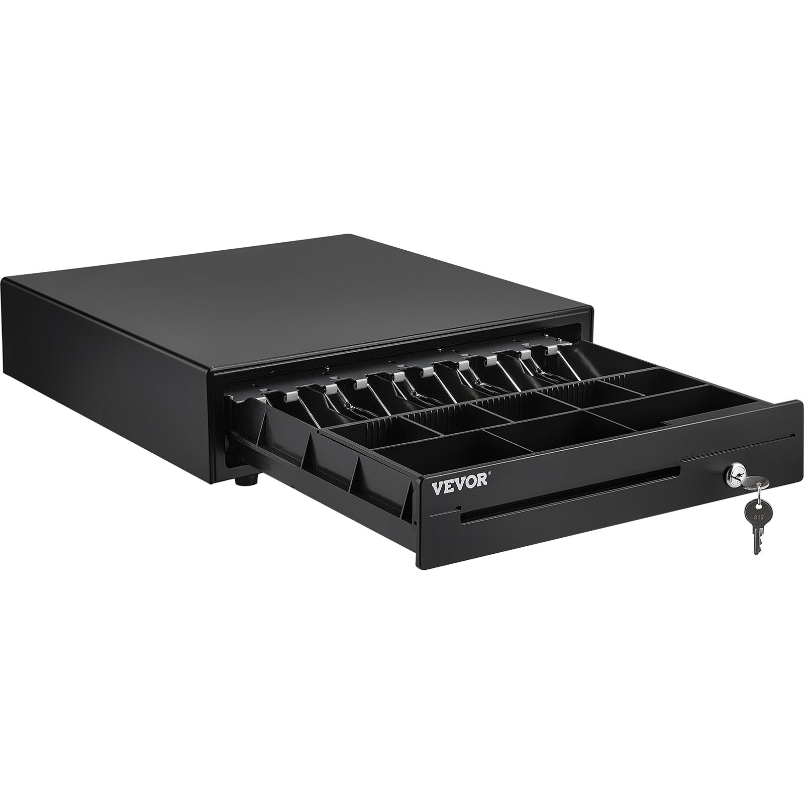 Cash Register Drawer, 40.6 cm 12 V, for POS System with 5 Bill 8 Coin