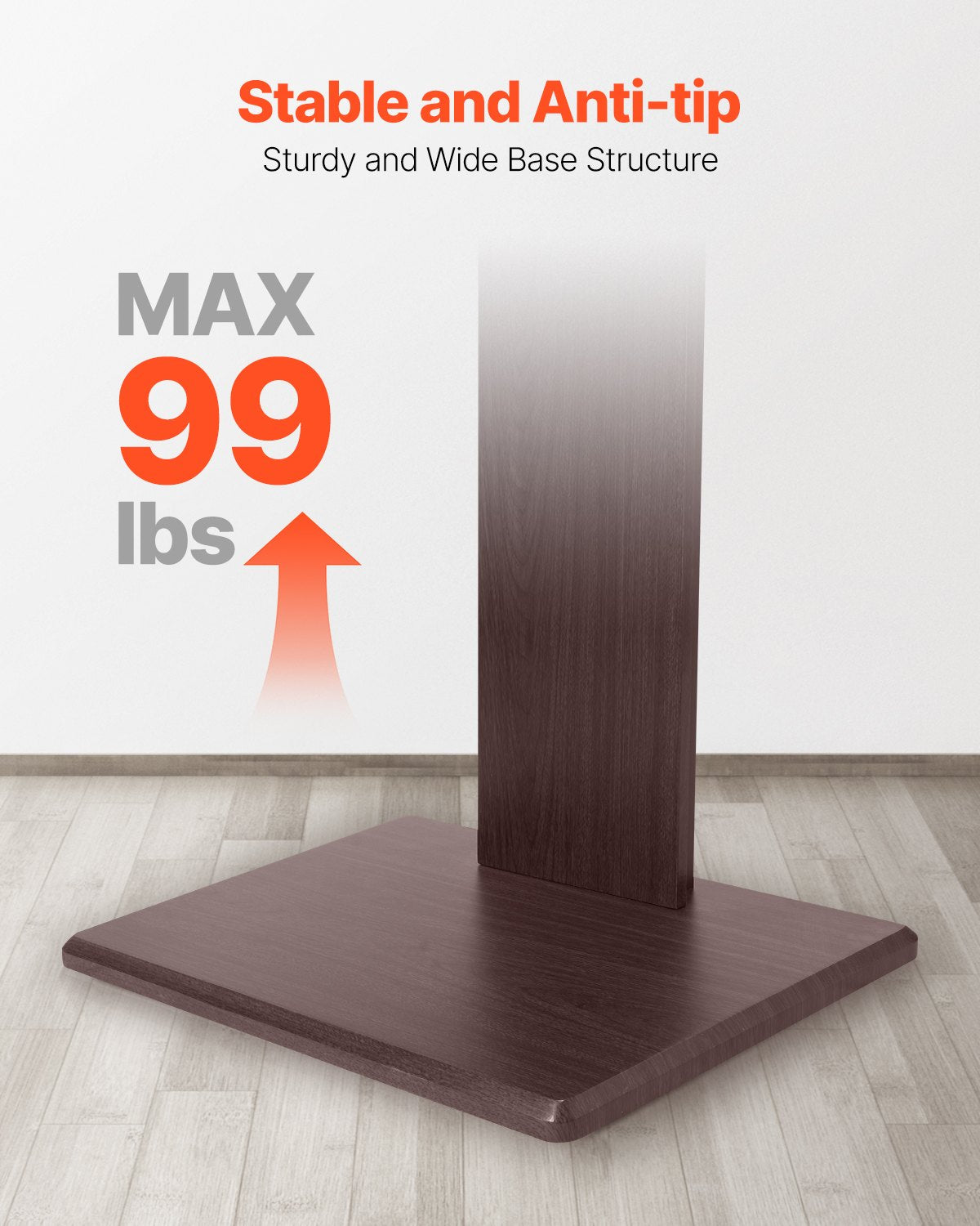 Universal TV Stand, Table Top TV Stand for 32-70 inch Screens, Swivel