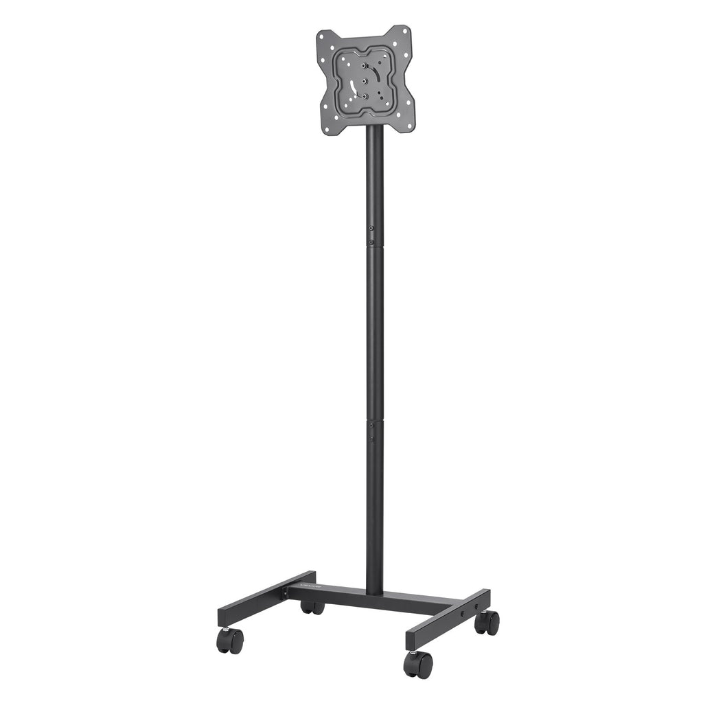 Rolling TV Stand, Mobile TV Cart for 17-55 Inch Screens, Portrait to