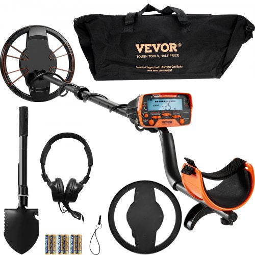Metal Detector for Adults & Kids, 25.4 cm Waterproof Search Coil with